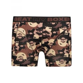 Beat My Boxer Lion Safari Bruin/Print Boxershort