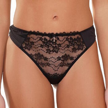 LingaDore Depths of black lingerie Zwart String