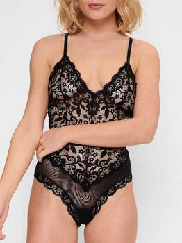 LingaDore Low Back Body Zwart Body