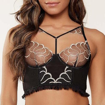 LingaDore Black And Gold Zwart/Goud Niet voorgevormde bh