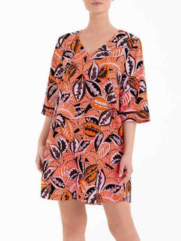 Anita Badmode Sedona Oranje/Print Tuniek
