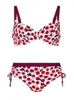 Rosa Faia Badmode Rubina Wit/Rood Bikini Set