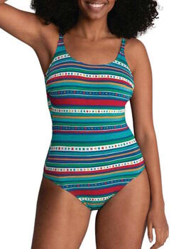 Rosa Faia Badmode Estelle Blauw/Print Badpak
