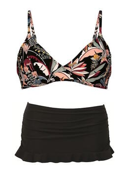 Rosa Faia Badmode Minou Zwart/Roze Bikini Set