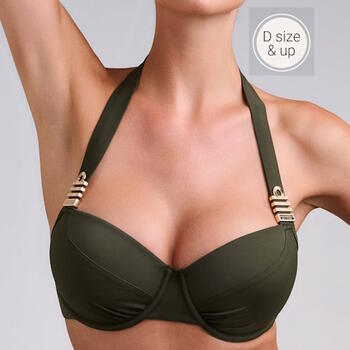 Marlies Dekkers Badmode Royal Navy Khaki Voorgevormde Bikinitop