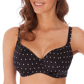 Freya Swim Jewel Cove Zwart/Print Voorgevormde Bikinitop