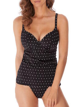 Freya Swim Jewel Cove Zwart/Print Tankini Top