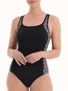 Anita Care Krabi Zwart/Multicolor Prothese Badpak