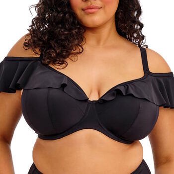 Elomi Swim Plain Sailing Zwart Voorgevormde Bikinitop