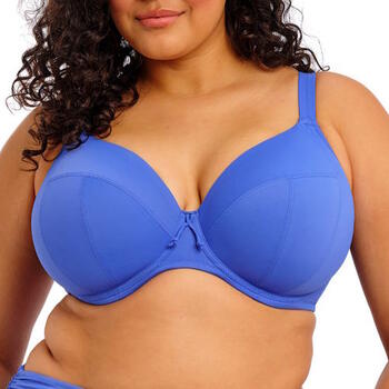 Elomi Swim Plain Sailing Blauw Soft-Cup Bikinitop