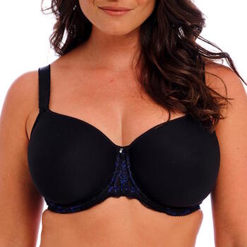 Fantasie Lingerie Emmaline Zwart/Blauw Voorgevormde bh