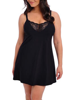 Fantasie Lingerie Reflect Zwart Slipdress