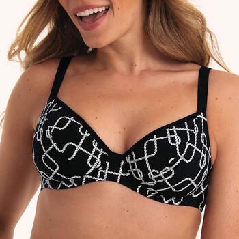Anita Badmode Gianna Zwart/Wit Soft-Cup Bikinitop