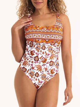 Rosa Faia Badmode Amaya Wit/Print Badpak