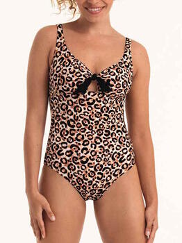 Rosa Faia Badmode Violetta Zwart/Bruin Badpak