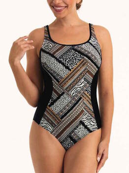 Anita Care Togo Zwart/Bruin Prothese Badpak