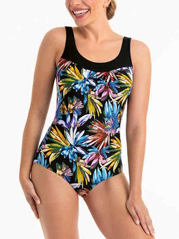 Anita Care Porto Zwart/Print Prothese Badpak