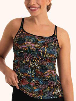 Anita Care Rimini Zwart/Print Prothese Tankini