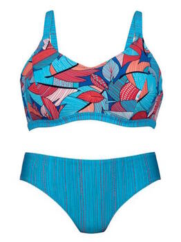Anita Care Alba Blauw/Print Bikini Set