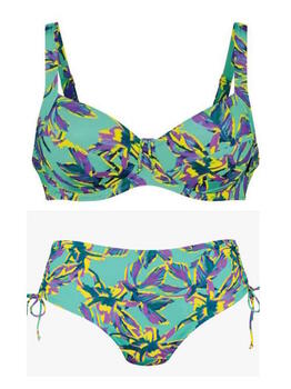Rosa Faia Badmode Sibel Turquoise/Print Bikini Set