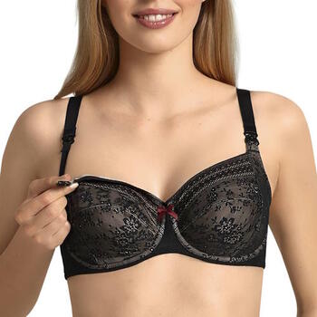Anita Maternity Fleur Zwart Voedings bh