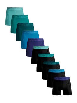 Muchachomalo Basic Zwart/Blauw Katoenen Boxershort