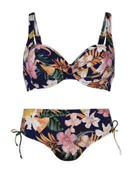Rosa Faia Badmode Hermine Blauw/Print Bikini Set