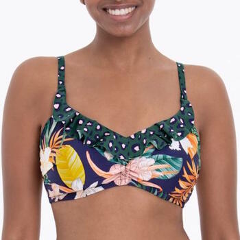 Rosa Faia Badmode Akita Blauw/Print Prothese Bikinitop