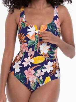 Rosa Faia Badmode Elouise Blauw/Print Badpak