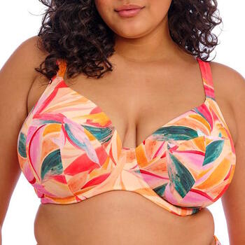 Elomi Swim Sancho Beach Oranje/Roze Soft-Cup Bikinitop