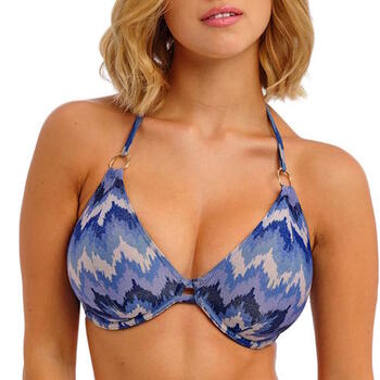 Freya Swim Arizona Wave Blauw/Print Soft-Cup Bikinitop