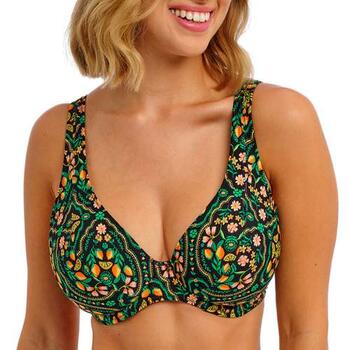 Freya Swim Sunset In Seville Zwart/Print Soft-Cup Bikinitop