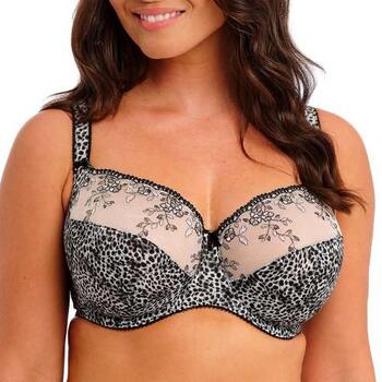 Fantasie Lingerie Lindsey Zwart/Print Niet voorgevormde bh