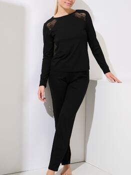 Lisca Evelyn Zwart Pyjama