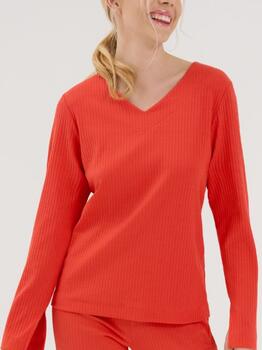 Lisca Lucky Oranje Pyjamashirt