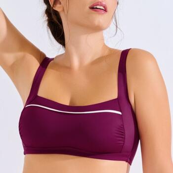 Lisca Swimwear Uvita Bordeaux Soft-Cup Bikinitop