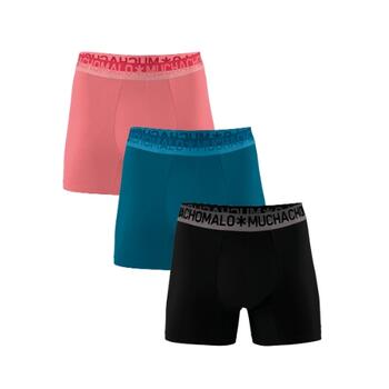 Muchachomalo Solid  Zwart Katoenen Boxershort