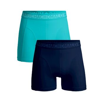 Muchachomalo Solid  Marine Blauw/Blauw Boxershort