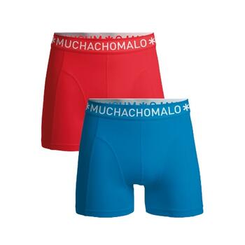 Muchachomalo Solid  Blauw/Roze Boxershort