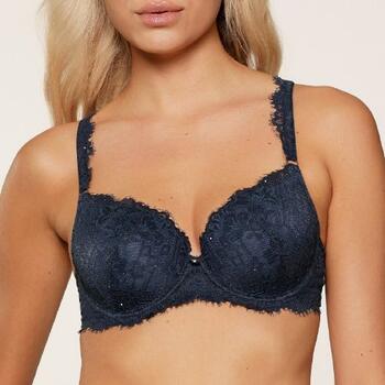 LingaDore Sparkling Blue Marine Blauw Voorgevormde bh