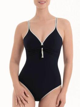 Anita Badmode Jolina Marine Blauw Badpak