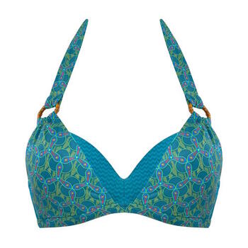 Marlies Dekkers Badmodesample Oceana Blauw/Groen Push Up bh