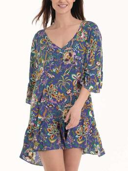 Rosa Faia Badmode Akalani Blauw Tuniek