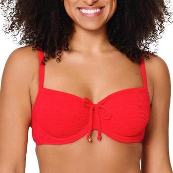 LingaDore Beach Stand Out Rood Soft-Cup Bikinitop