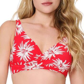 LingaDore Beach Fresh Flowers Rood Voorgevormde Bikinitop