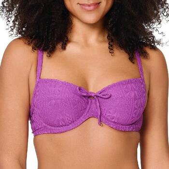 LingaDore Beach Purple Pulse Paars Soft-Cup Bikinitop