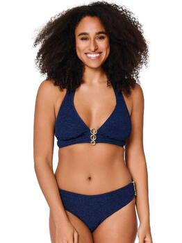 LingaDore Beach A Touch Of Gold Marine Blauw Bikini Set