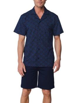 Pastunette Heren Marine Blauw Shortama