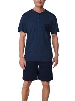 Pastunette Heren Marine Blauw Shortama