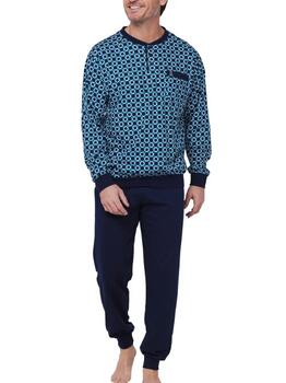 Robson Heren Marine Blauw Pyjama